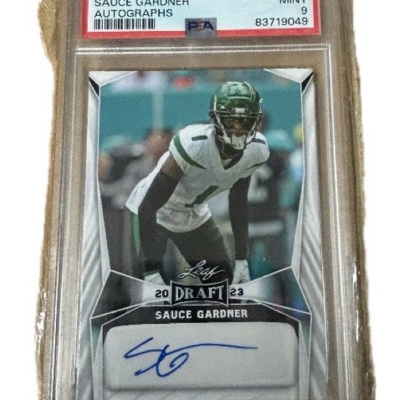 Sauce Gardner Auto trading card